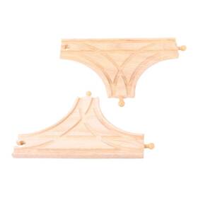 Bigjigs Rail 691621091081 T-junction Track Pack Of 2 - Other Major Wooden Brands Are