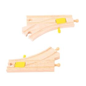Bigjigs Rail 691621092194 Mechanical Switches Pack Of 2 - Other Major Wooden Brands Are