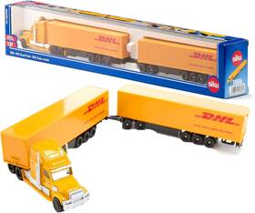 1806 Brand Siku Road Train Tractor Unit With Semi-trailer And Trailer 1 87