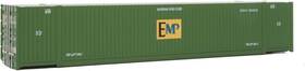 949-8530 Brand Walthers Scenemaster 8530 53ft Singamas Corrugated-side Container - Emp Green Blue Yellow