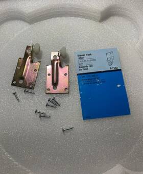 7132 Branded 726084832947 Line Products R Steel Bracket Drawer Track Center Roller Pack Of 2