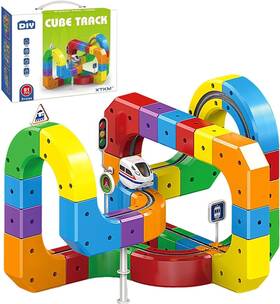 Branded 744759181602 Track Fusion Train - 3d Infinity Electric Set Gravity-defying Tr