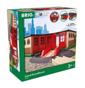 Brio 312350337365 World - 33736 Grand Roundhouse Ultimate Train Set Accessory Accommodates
