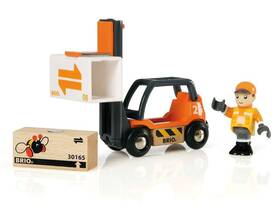 33573 Brio World - Wooden Toy Train Fork Lift Set Taille Unique Multicolored