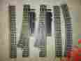 C-100 Life Like Ho 2 Right Switches 9 Straight Track 1 18 Radius