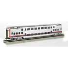 13248 Car Ho-scale Unlettered Pull Commuter Push Deck Double Bachmann