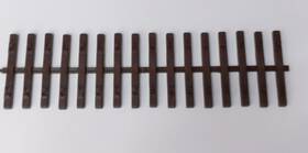 213-002 Cascade Models Plastics Standard O Plastic 16 Tie Strap Track 12 Inch 50