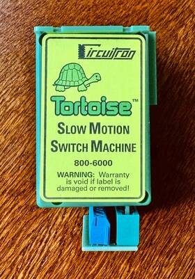 Cir6000 Circuitron 800-6000 Tortoise Under-track Switch Machine And Accu-lites Connector
