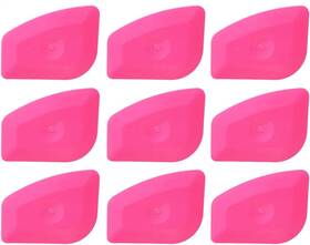A57a58 Cngzsy 9pcs Vinyl Label Scraping Tool Soft Blue Squeegee Auto Stickers Hard Pink