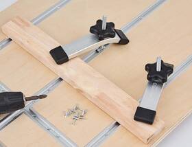 Direct 313036326366 T Track 48 Inch With Wood Screws- Double-cut Profile Aluminum T-track Predri