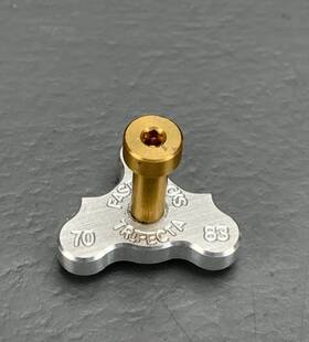 Fast Tracks Tri-on2-s-me70-83 On2 Trifecta 3 Point Track Gauge And Handle For 70/83 Code Rail O3880