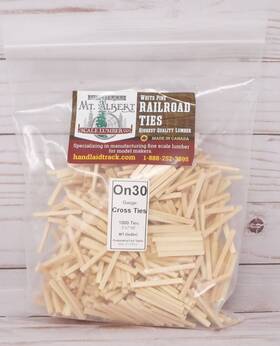 Wt-on30-c Fast Tracks Mt. Albert Scale Lumber Co. 1000 Cross Ties 5 Inch X 7 6ft On30