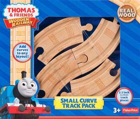 Bcg12 Fisher Price Thomas And Friends Wooden Railway 3-1/2 Curved Track 4-pack
