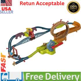 Hjy30 Fisher-price Thomas And Friends Loop Launch Maintenance Yard Playset New Toy Gift