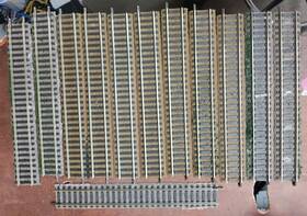 Fleischmann 005575061018 Ho 6101 200 Mm Straight Track 10 Pieces/box 12 Pces. Br./gr. Mix