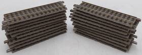 Fleischmann 005575061032 Oo Scale Assorted Straight Track Sections 20 Ex