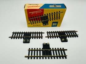 1700 Fleischmann 1700/2k 3 Pieces Ho Scale Straight Connector Track