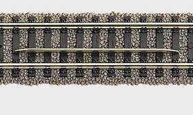 6432 Fleischmann Ho Switch Contact Rail 1-pole 10