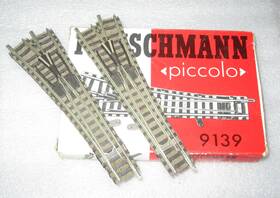 9171 Fleischmann 9139 N Piccolo Left/right Hand Turn Out Switch Points 9170 Used