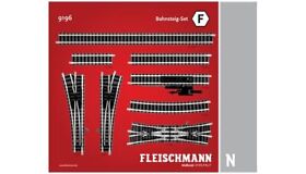 9196 Fleischmann N Platform Track Pack Set F