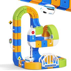 Dgt162 Fortand Electric Train Set Flexible Racetrack For 124pcs 36 Tracks 1