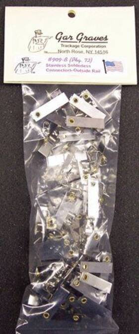 909-b Gargraves O Stainless Connector For Outside Rails Bulk