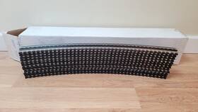 Wt-96-101 Gargraves Bto Phantom Tinplate O96 Curve Wood Ties 12pcs Full Circle