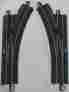H4561b2-l Ez-track Bachmann Ho Ez Track Left Right Manual Switch Tracks Piece R