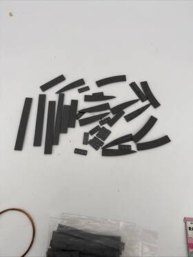 48050 Hartel Ho Scale Trolley Side Trim Large Lot Of Both Straights Curves And Con