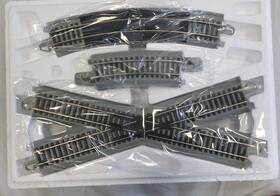 D70903 Hawthorne Village Ho Model Train Track Set Straight Curve Crossing