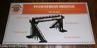 45172 Ho Pedestrian Bridge Nib Plasticville Bachmann Scale
