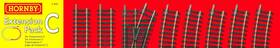 R8223 Hornby 743181650434 Hobby Train Tracks - Extension Pack C Track Pieces Small Scale