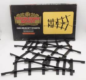G103 Hornby F Scale Pair Of Y Points Manual Turnout Switches 2 Ex/box