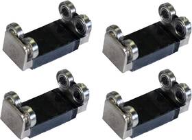 Industries Inc. 445048754707 Large Inch G Scale E-z Riders With Ball-bearing Rollers 4 Per Pack