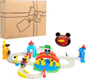 38054 Just Play Disney Junior Mickey Mouse Around Town Track Set 35-piece Remote Control