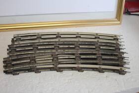 B-102 K-line 023922655721 027 Gauge Train Track Curve 72 Inch Diameter 3 Rail Metal 12 Pieces
