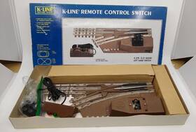 K-0275 K-line O-27 Gauge 42 Inch Left Hand Remote Switch Turnout Ex/box