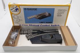 K-0373 K-line O 42 Inch Left Hand Manual Control Switch Turnout Ln/box