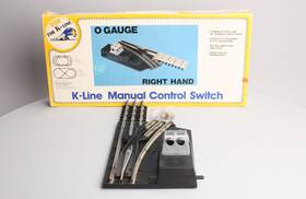 K-0374 K-line O 42 Inch Right Hand Manual Switch Turnout Ln/box