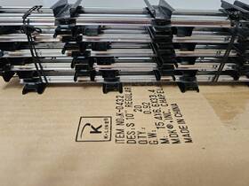 K-0432 K-line S Gauge 10 Inch Straight Track Box Of 20 - New For American Flyer