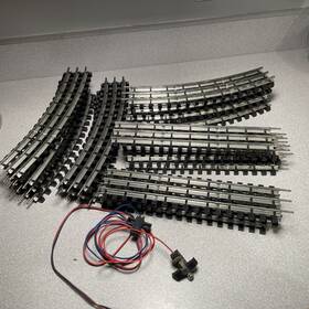 K-0536 K-line O-27 Gauge Super Straight And Curve Track Sections