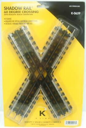 K-0659 K-line O Shadow Rail 60 Degree Crossover