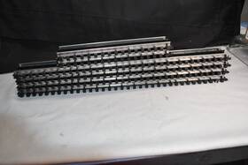 K-0736 K-line Super Snap Track Lot Of Six 4 - 20 Inch And 2 10 Straight Sections O-gauge