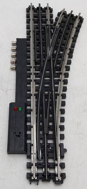 K-0776 K-line O Supersnap 72 Inch Right Hand Remote Control Switch Turnout Ex
