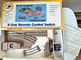 Switch-right-42 K-line K-276 #k-276 O-27 Gauge Remote Control Inch Diameter With Box - Vgc