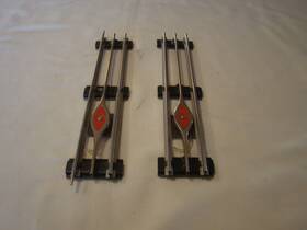K-335 K-line Lot Of 2 O Gauge Operating Magnetic Tracks No Controllers Untested