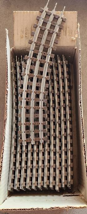 K516 K-line Super Track 12 Pieces 0-42 Curves - O-27 Profile O Scale Nos
