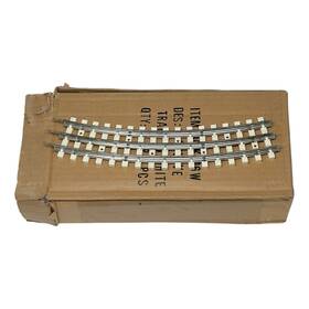 K616w K-line O Gauge White Curved Track 12 Pieces