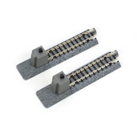 20-046 Kato N 2-7/16inch Unitrack Straight Track With Bumper Pack Of 2