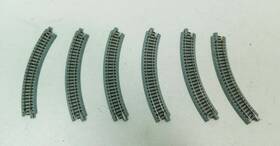 R-183-45 Kato 20-172 Used N Scale Unitrack Compact Curved Track Inch 45 Degree